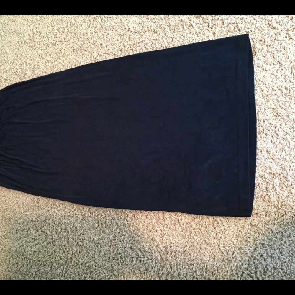 Citiknits full length Navy Skirt